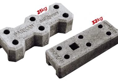 Bauzaunfuß Beton (Schwerlast 34-36kg)