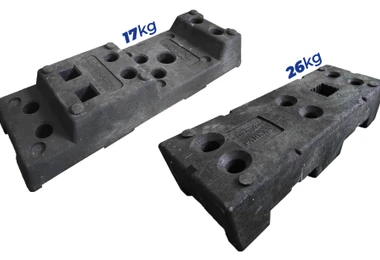 PVC-Recyclingfuß (Bruchsicher 25-28kg)