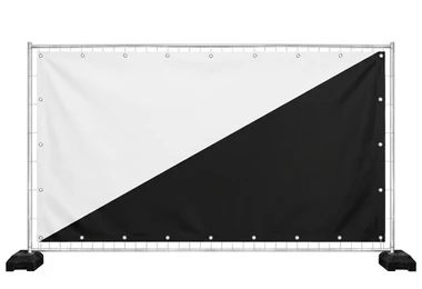 Bauzaunplane B1 Sichtschutz (3,45 x 1,75m)